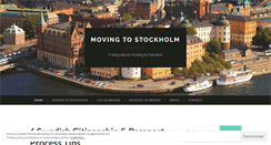 Desktop Screenshot of movingtostockholm.com